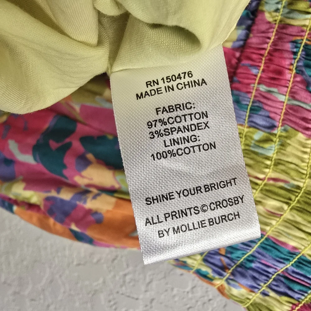 Crosby By Mollie Burch Bray Dress in Floral Haze Midi Dress Size XS $278 - Picture 9 of 9